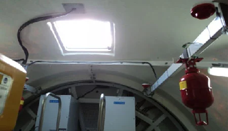 Wind Turbine Nacelle Intelligent Fire Protection Deployment