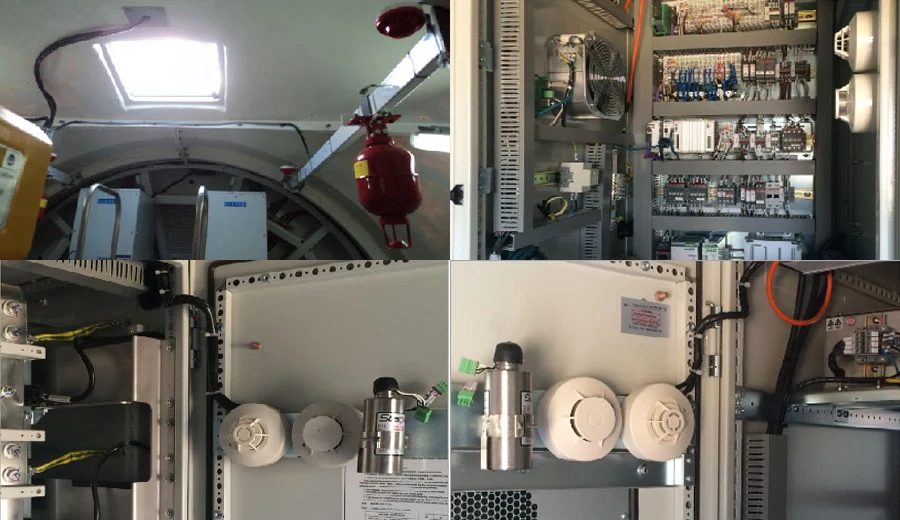 Wind Turbine Nacelle Intelligent Fire Protection Deployment