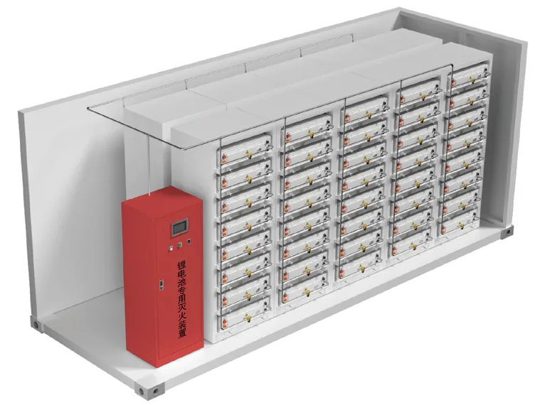 20-foot Containerized BESS Layered Fire Protection Reference Design